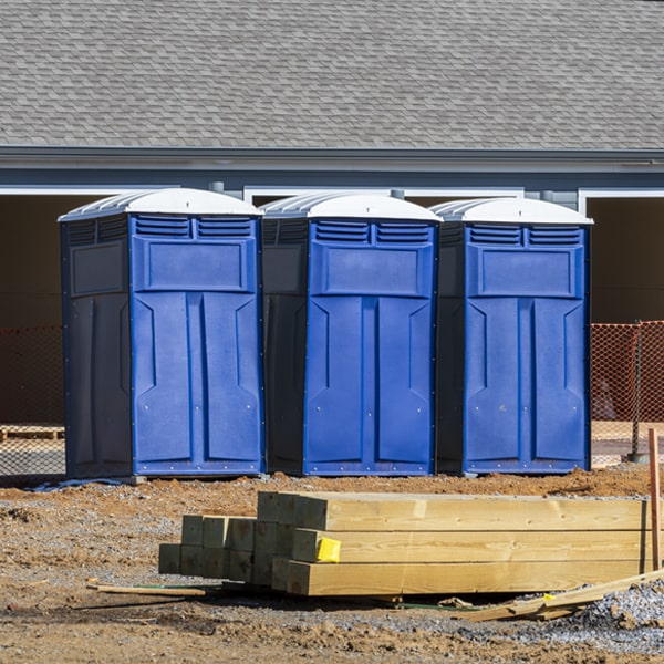 how do you ensure the portable toilets are secure and safe from vandalism during an event in Pursglove West Virginia